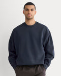 Luxe Fleece Crew Pullover |  Navy
