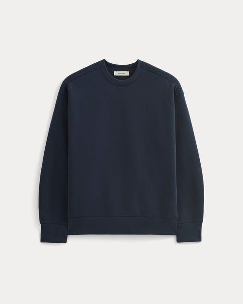 Luxe Fleece Crew Pullover |  Navy